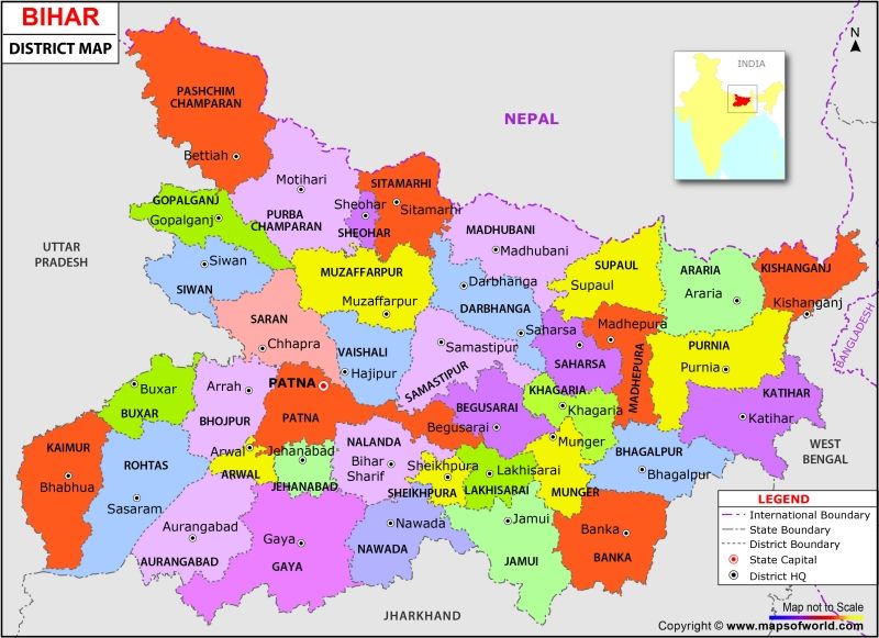 Bihar Map